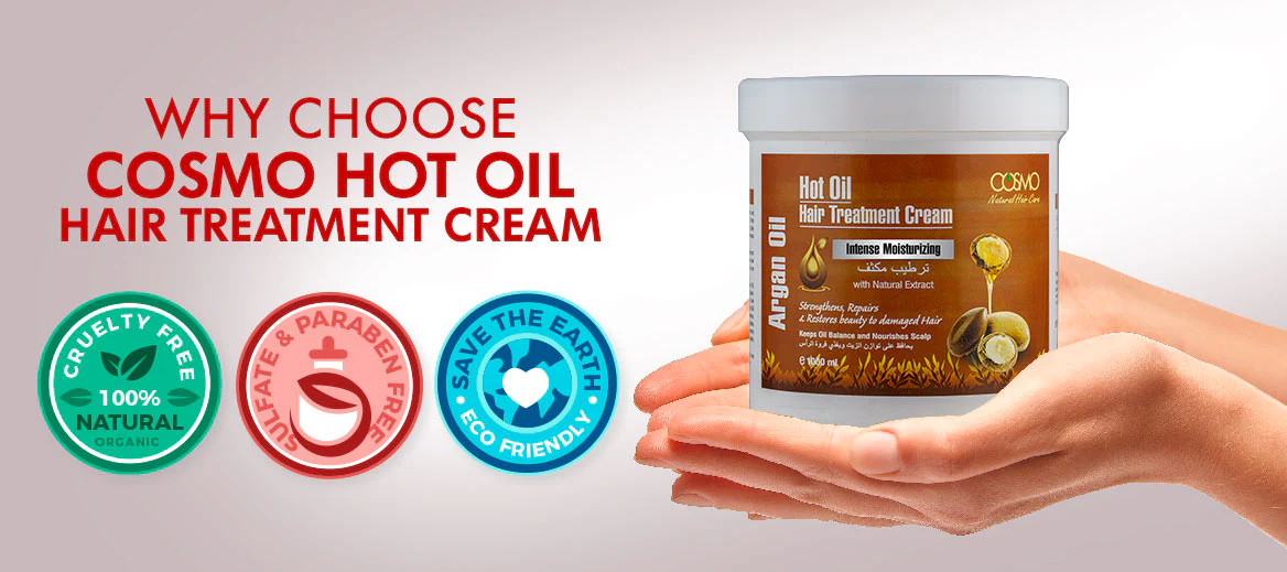 Argan Oil Hair Treatement Cream Intense Moisturizing от Cosmo 1000мл